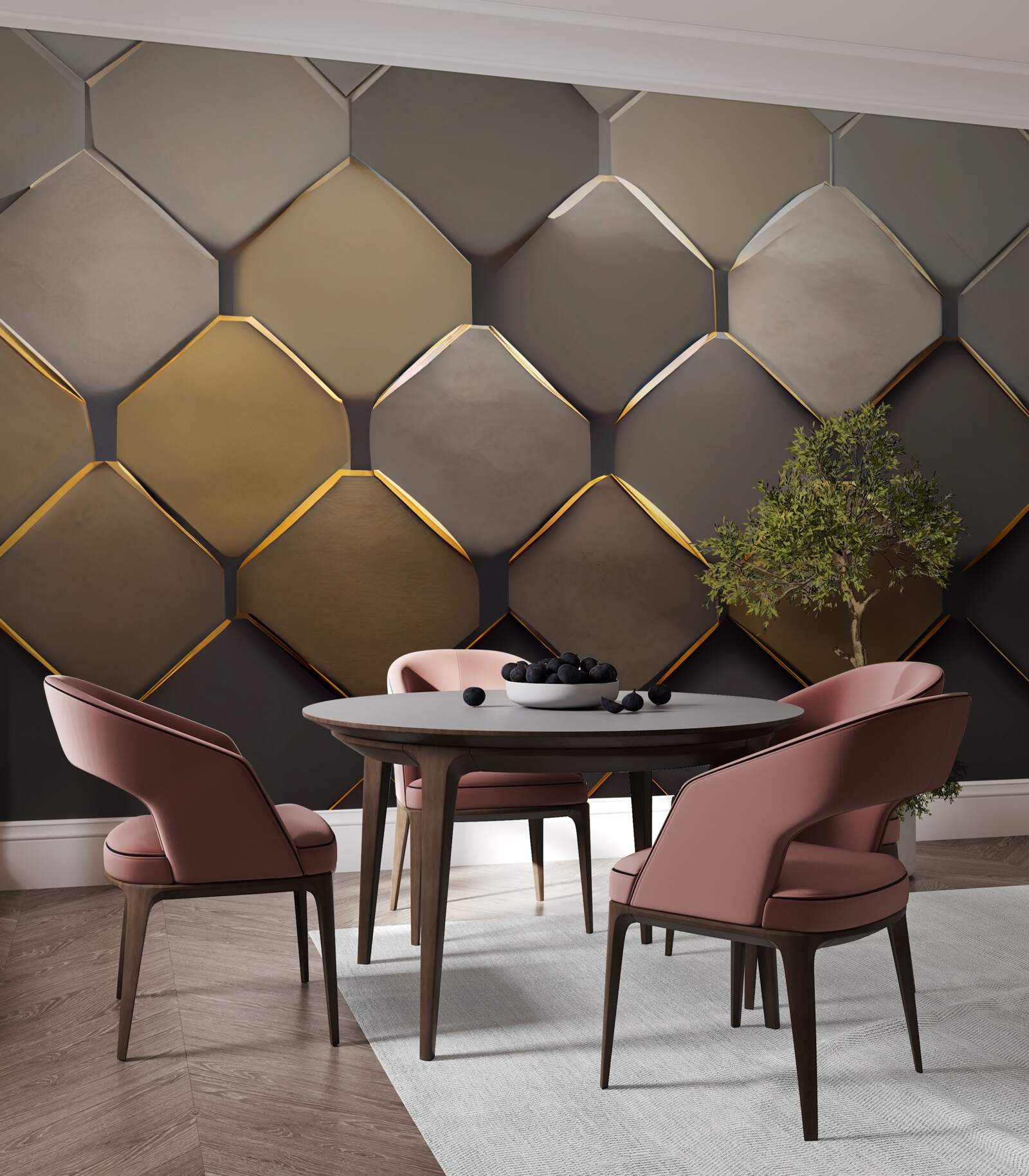 Fototapeta metalowe kwadraty