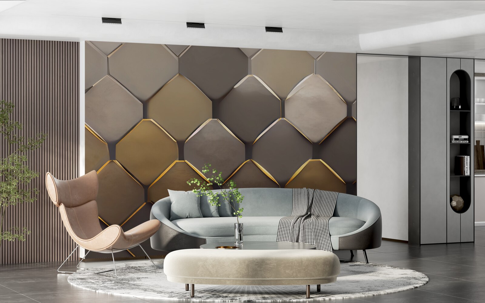 Fototapeta metalowe kwadraty