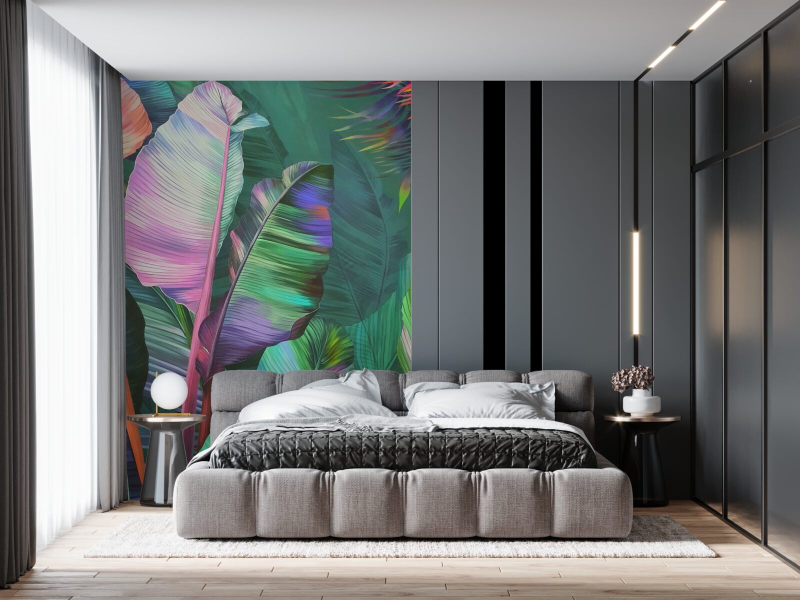 Fototapeta duże bogate liście