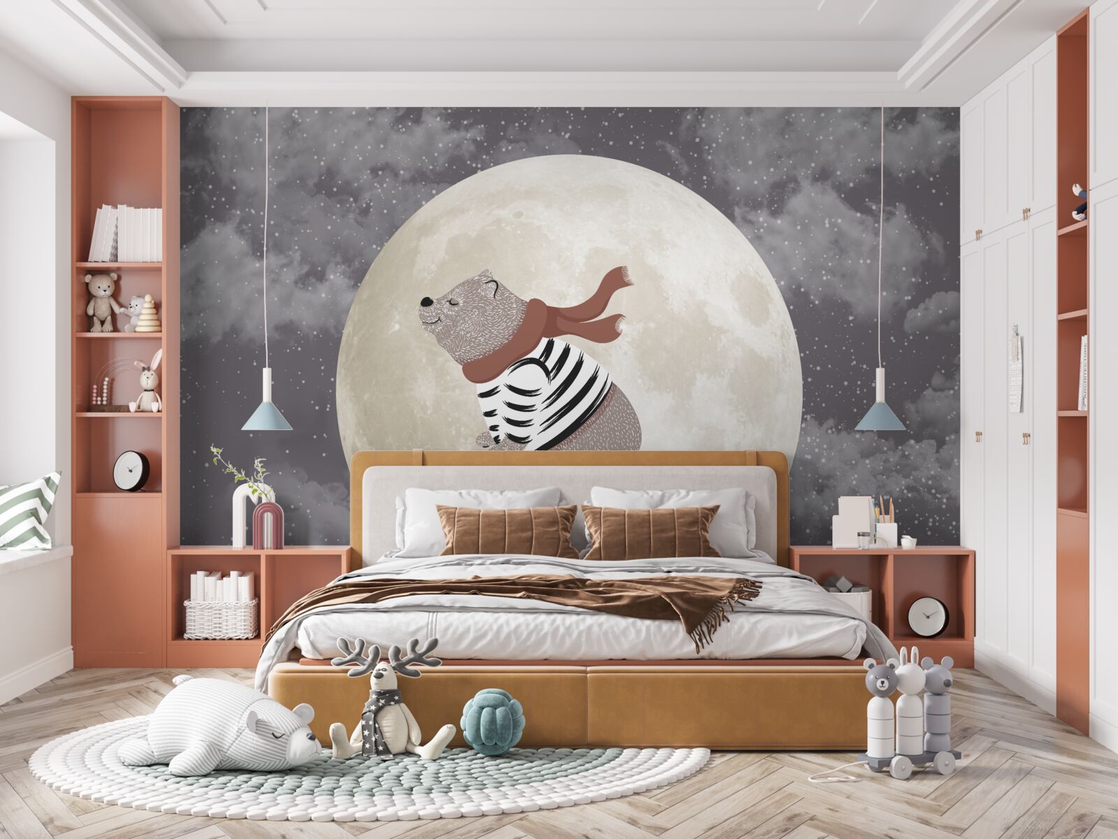 Fototapeta panda cyrkowa na rowerze