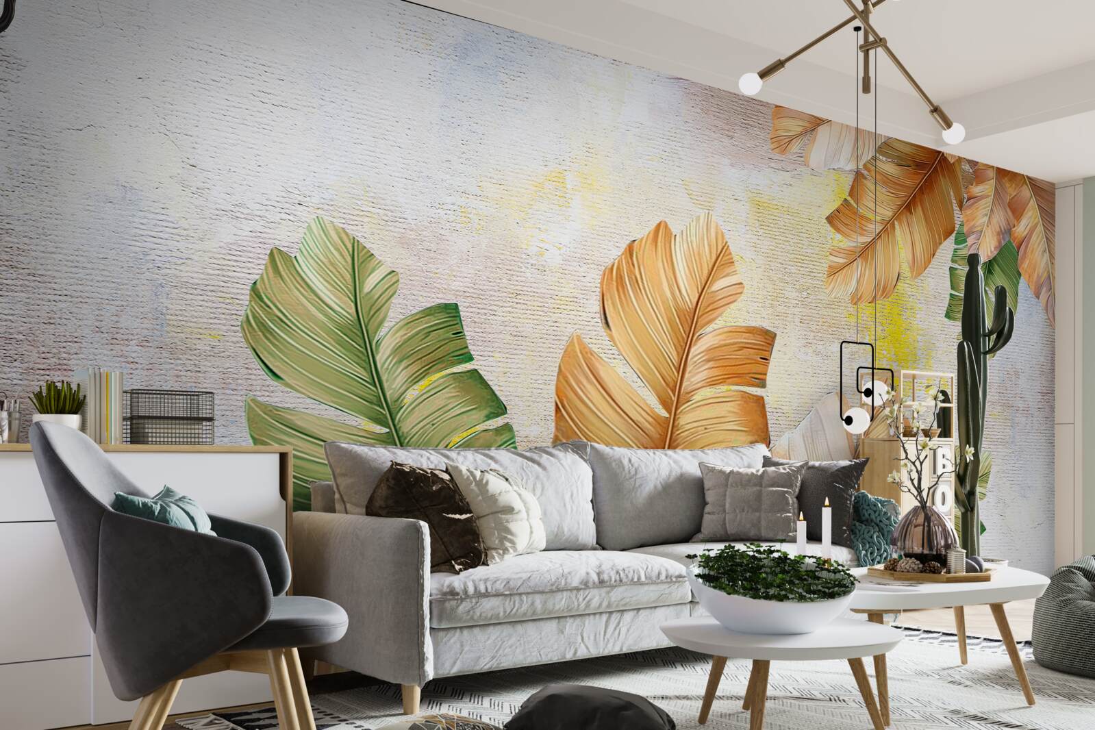 Fototapeta jesienią liście wyglądają jak pióra