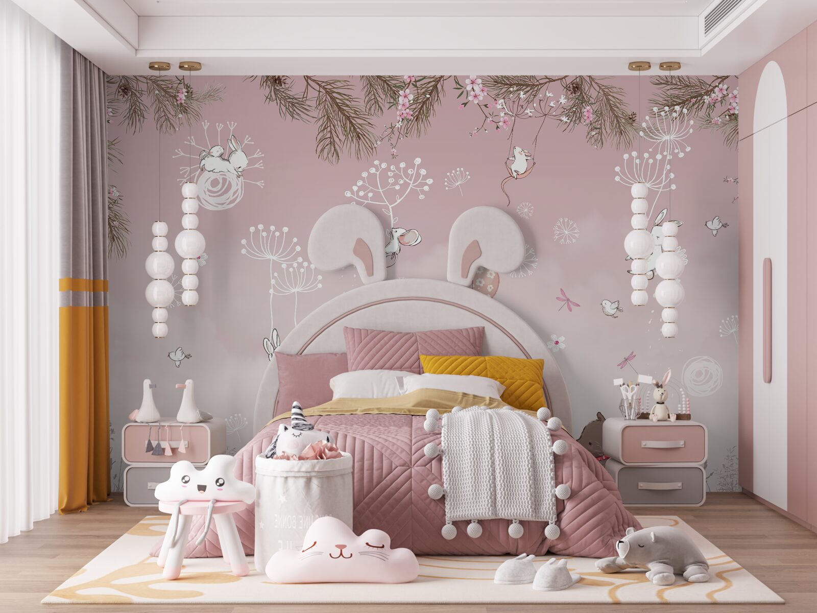 Fototapeta dwa niedźwiedzie wśród trawy