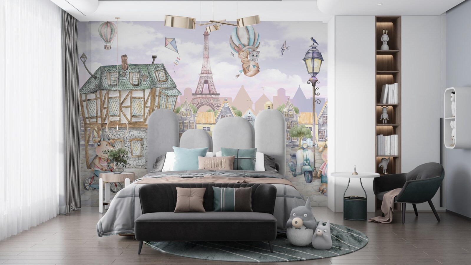 Fototapeta miasto zwierząt