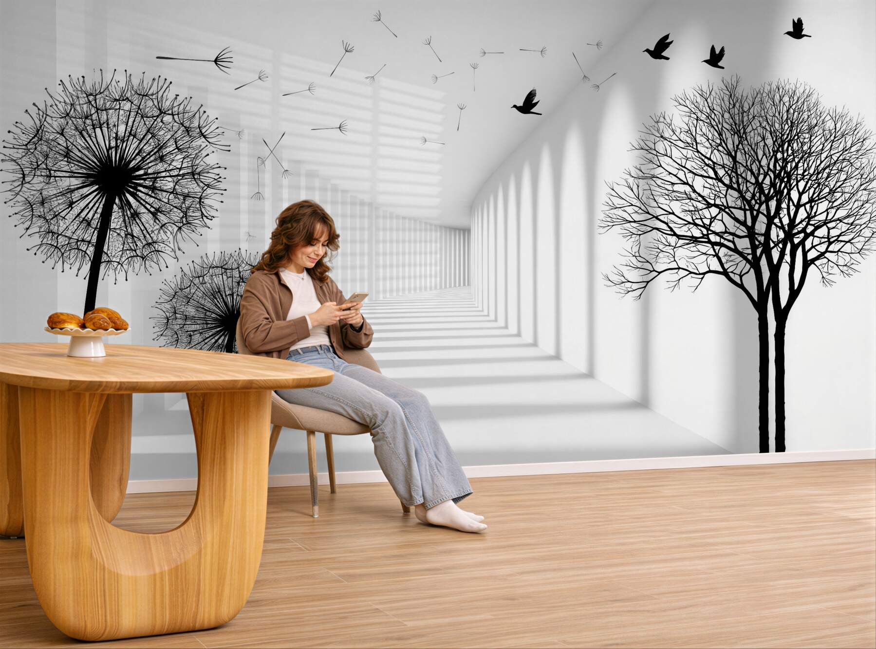 Fototapety Czarno-biały