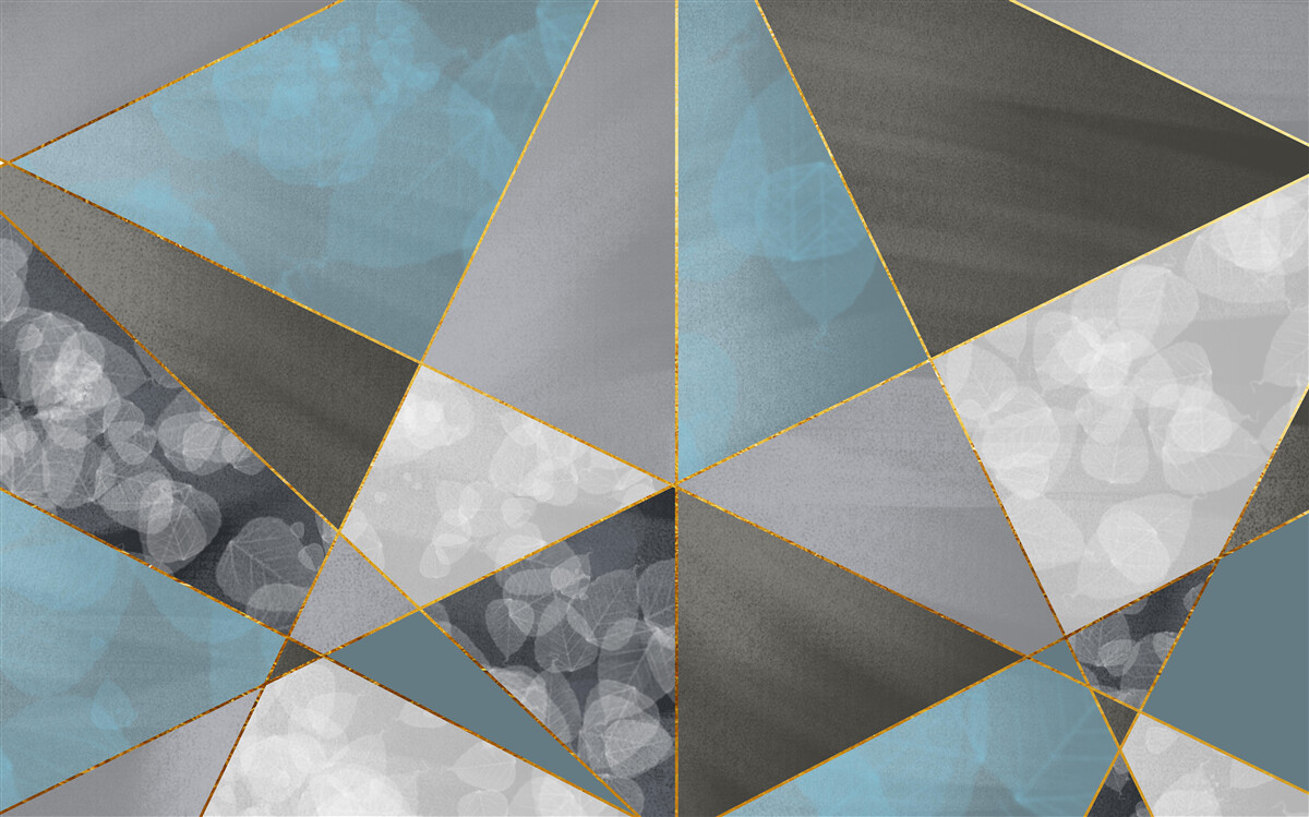 Fototapeta wyjątkowe tło z motywami geometrycznymi