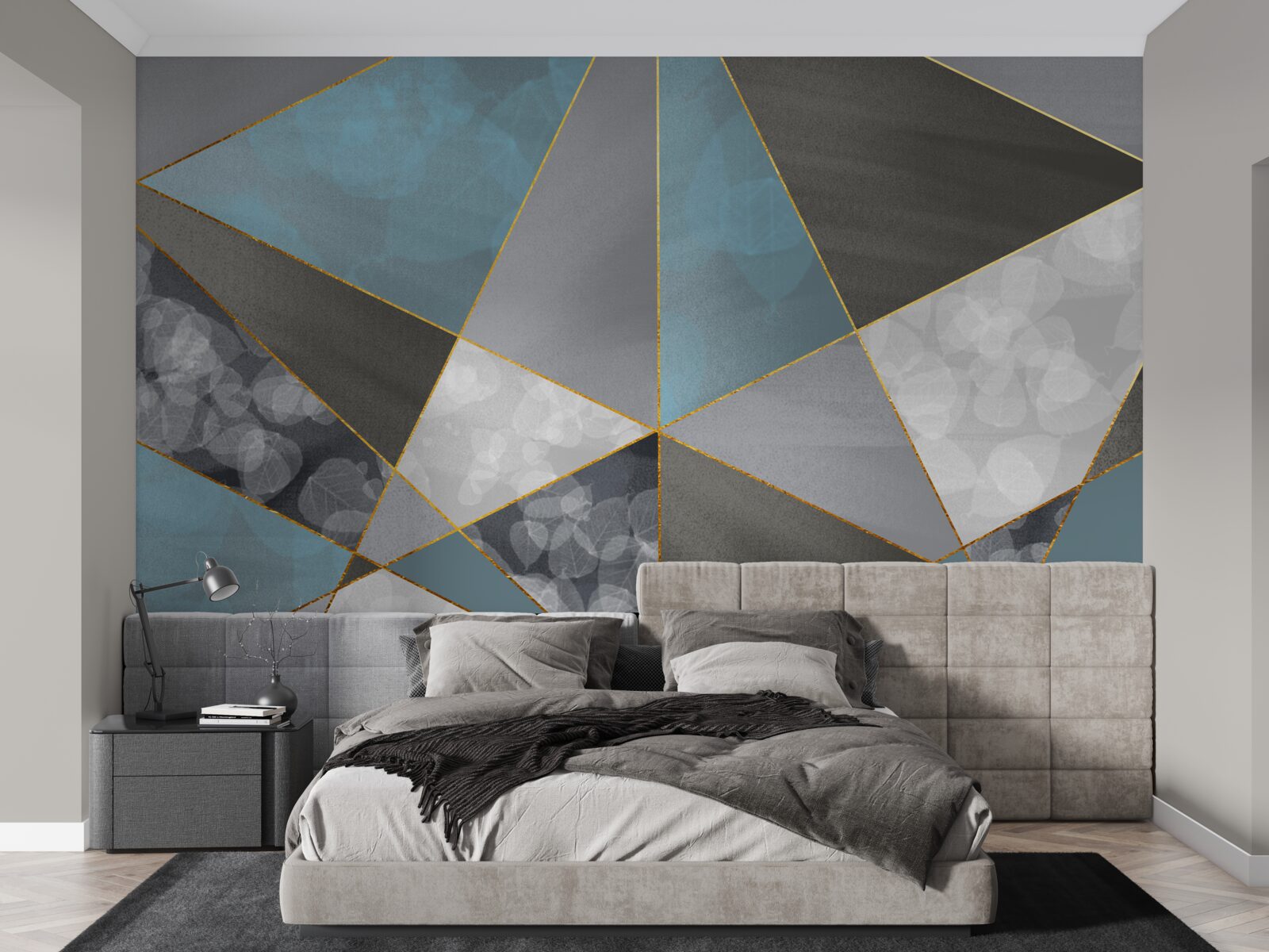 Fototapeta wyjątkowe tło z motywami geometrycznymi