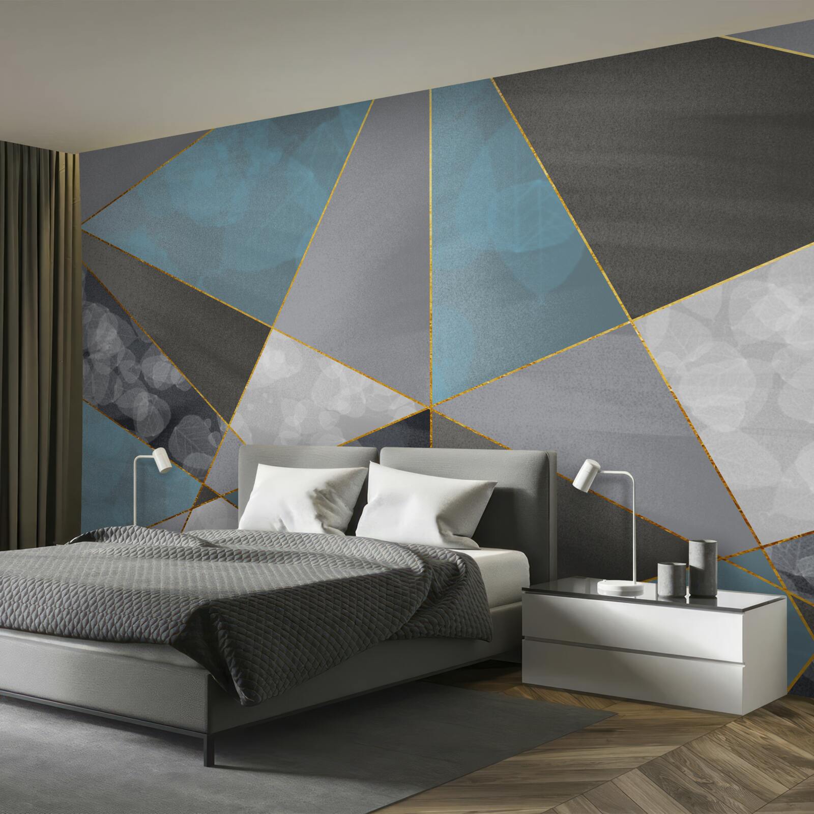 Fototapeta wyjątkowe tło z motywami geometrycznymi