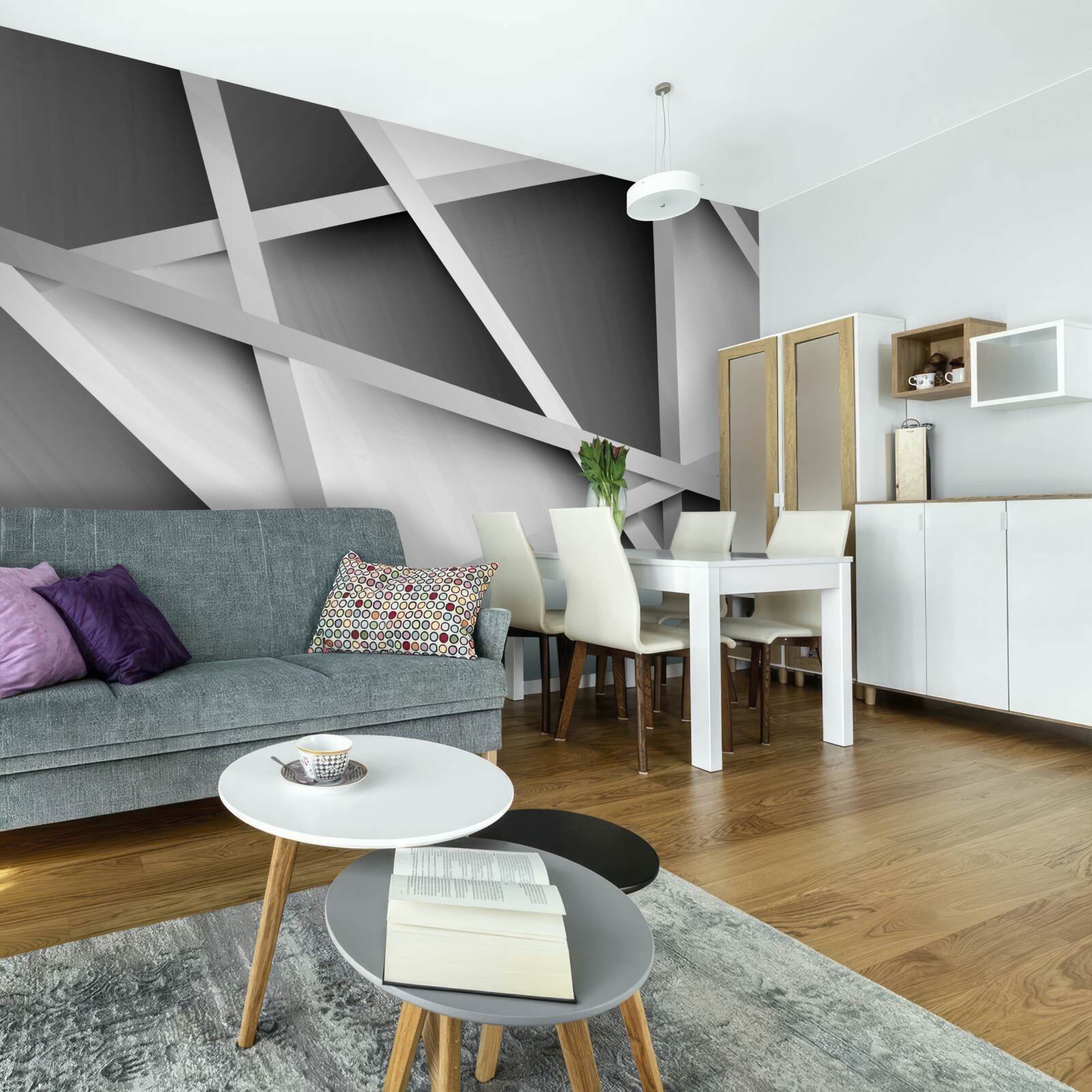 Fototapeta niejednoznaczne szare rozmycie