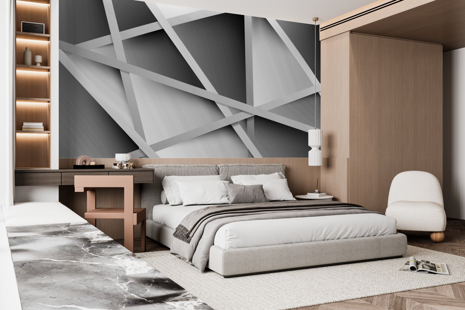 Fototapeta niejednoznaczne szare rozmycie