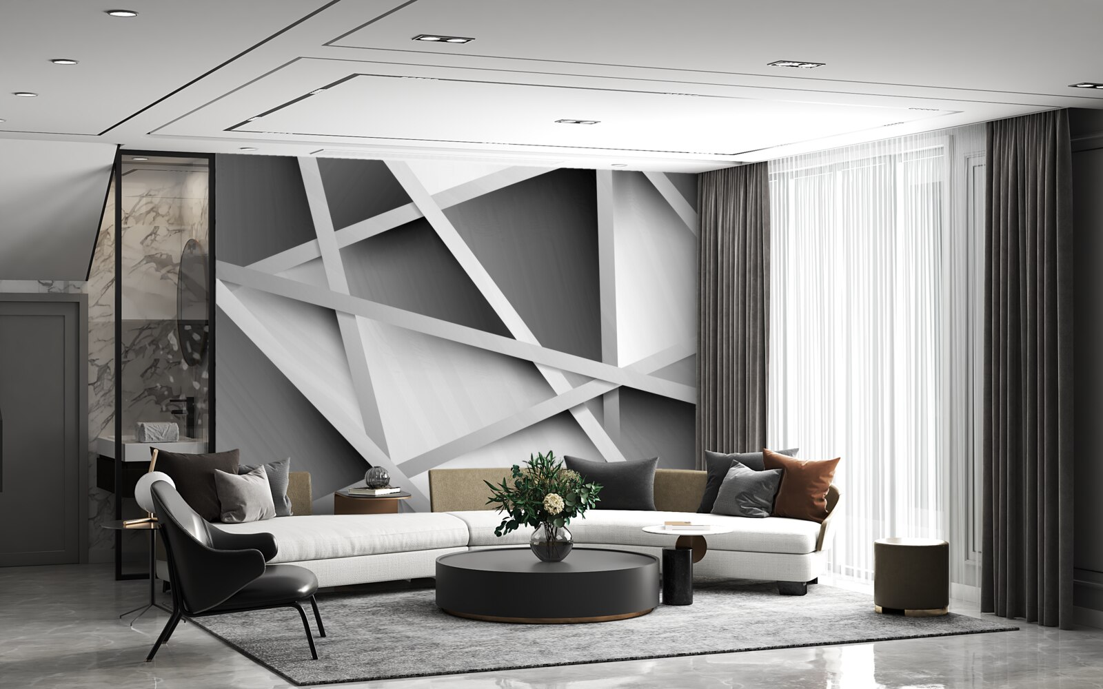 Fototapeta niejednoznaczne szare rozmycie