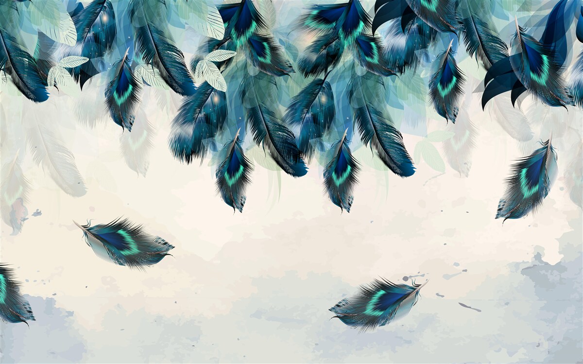 Fototapeta latające puszyste koce ciemności