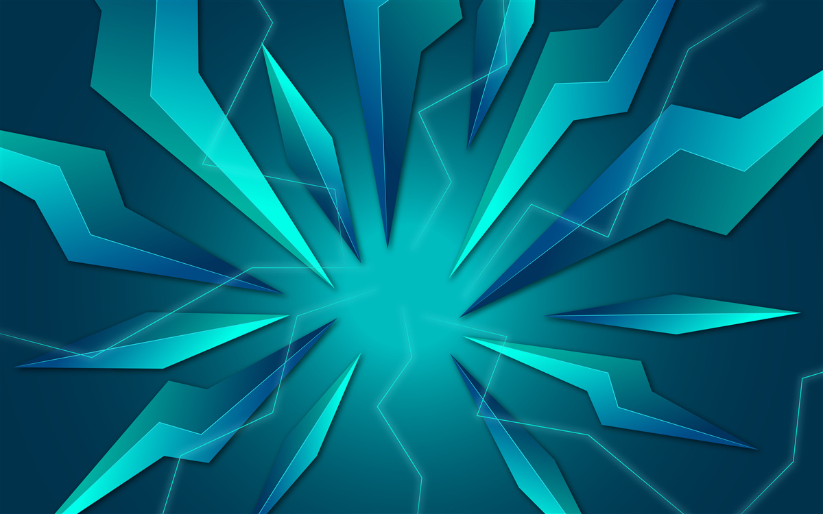 Fototapeta zakręty fal błękitu i turkusu