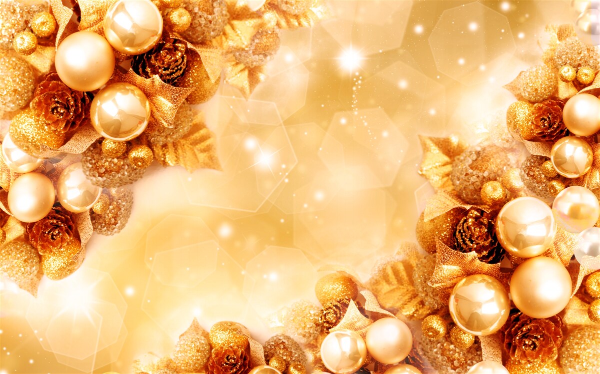 Fototapeta złote perły na złotych liściach