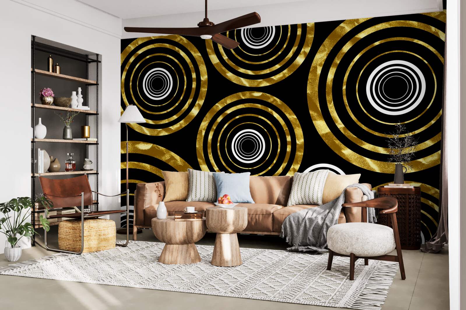 Fototapeta pierścionki wykonane ze złota z białym środkiem