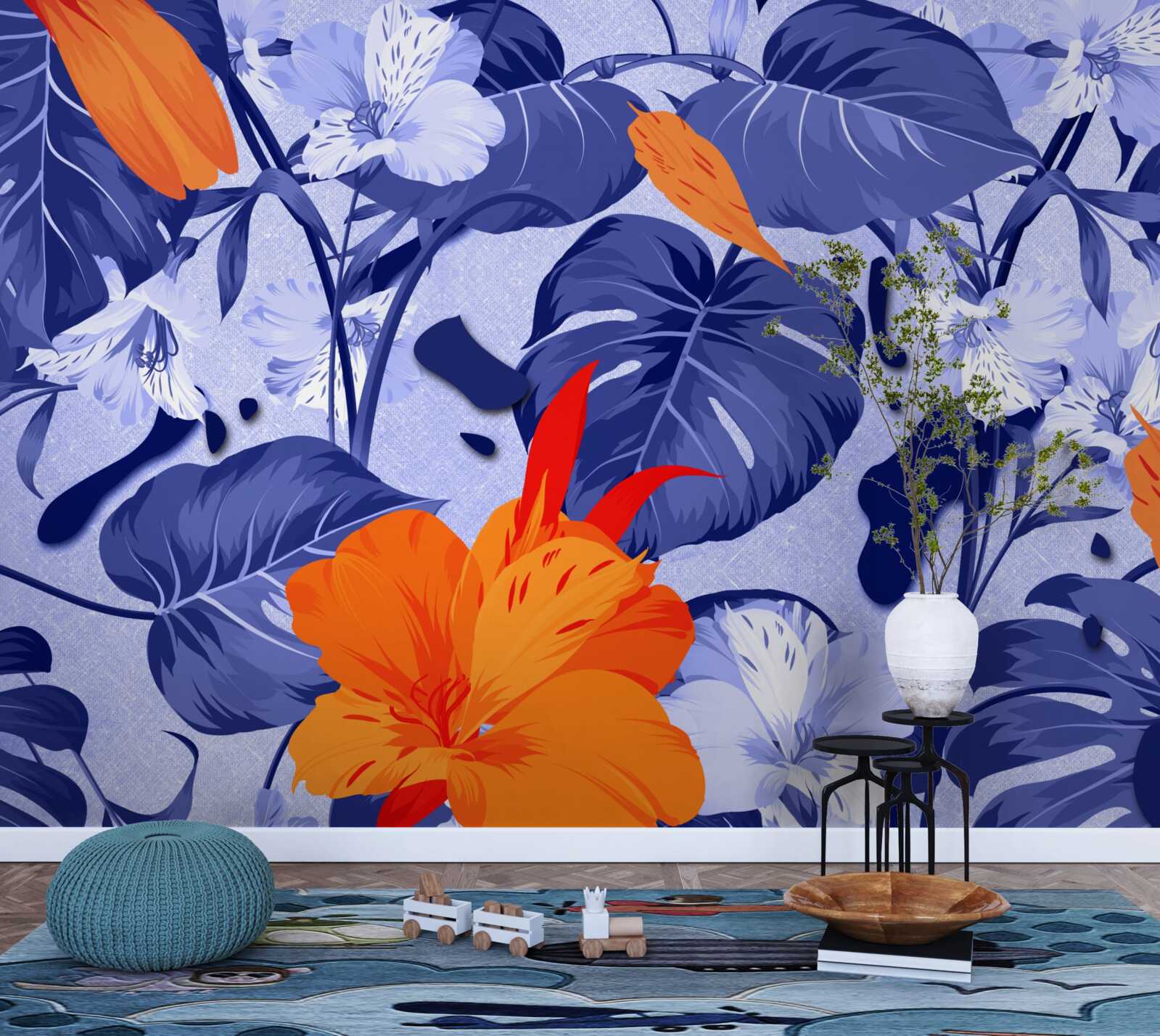 Fototapeta tropikalna lilia brzoskwiniowa