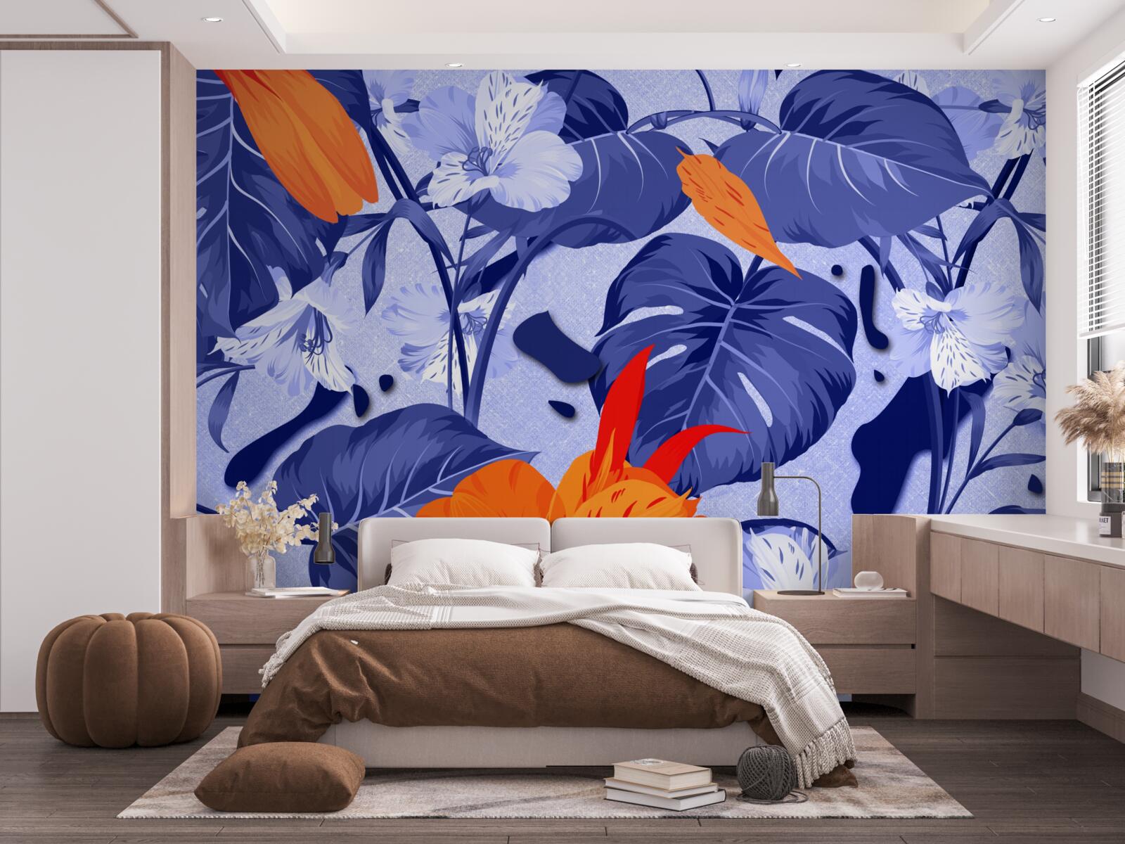 Fototapeta tropikalna lilia brzoskwiniowa