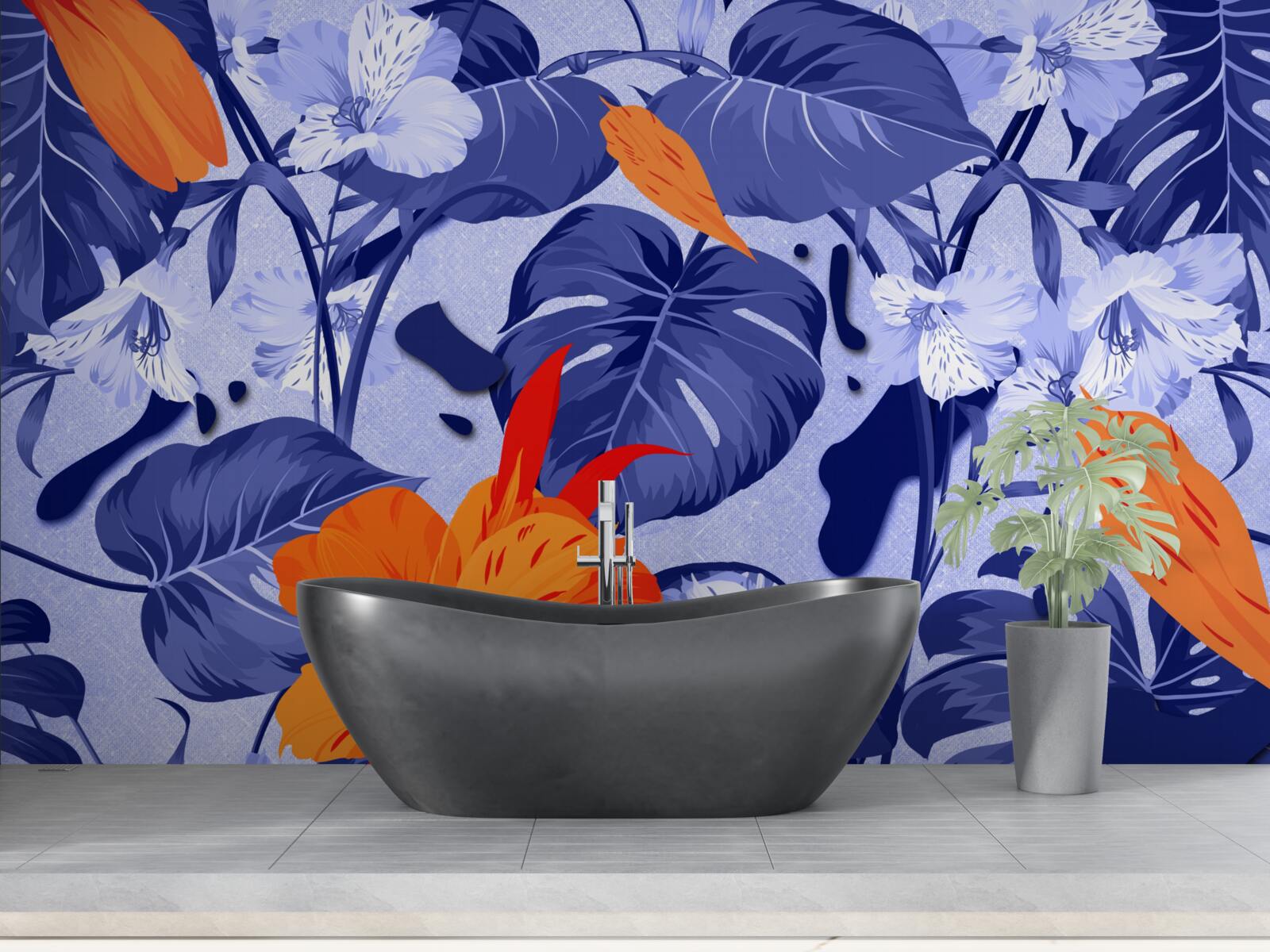 Fototapeta tropikalna lilia brzoskwiniowa