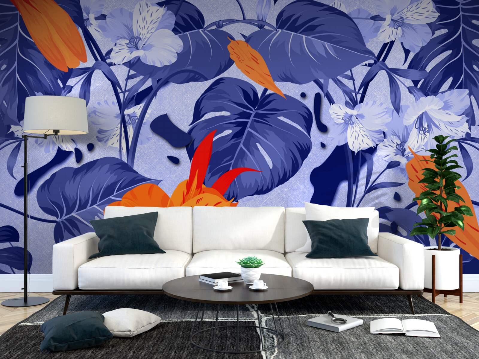 Fototapeta tropikalna lilia brzoskwiniowa