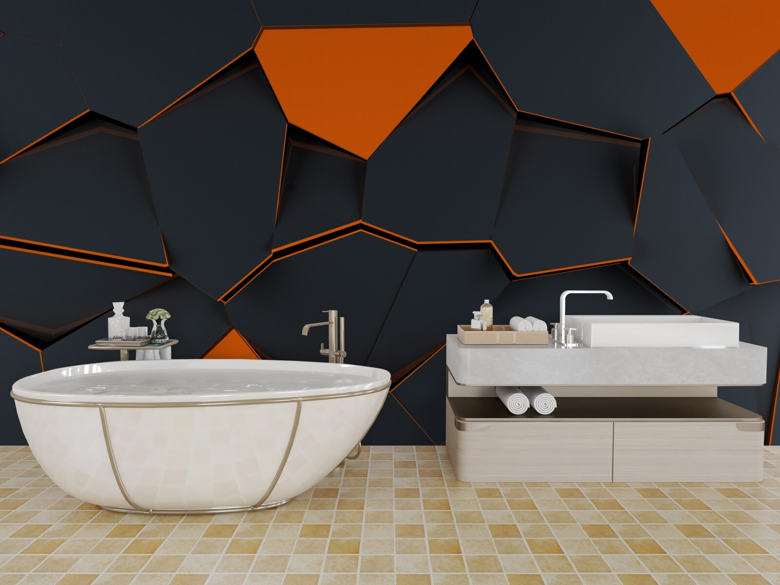 Fototapeta abstrakcyjne tło stworzone przez projektanta