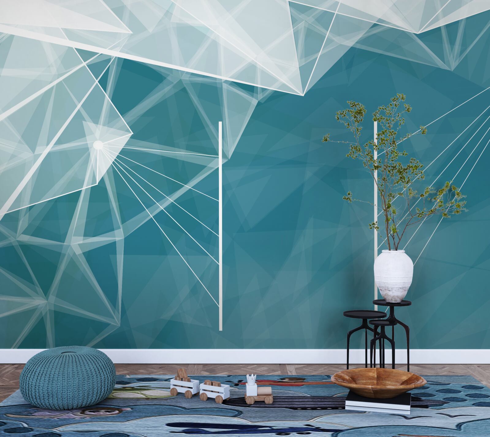 Fototapeta szczyty ośnieżonych gór