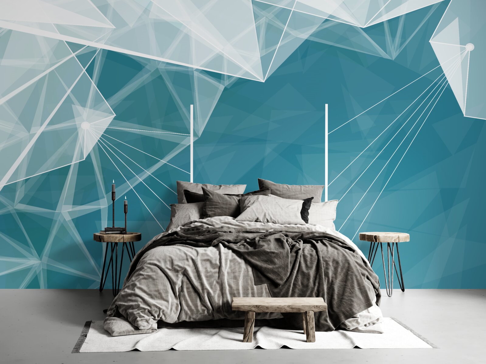 Fototapeta szczyty ośnieżonych gór