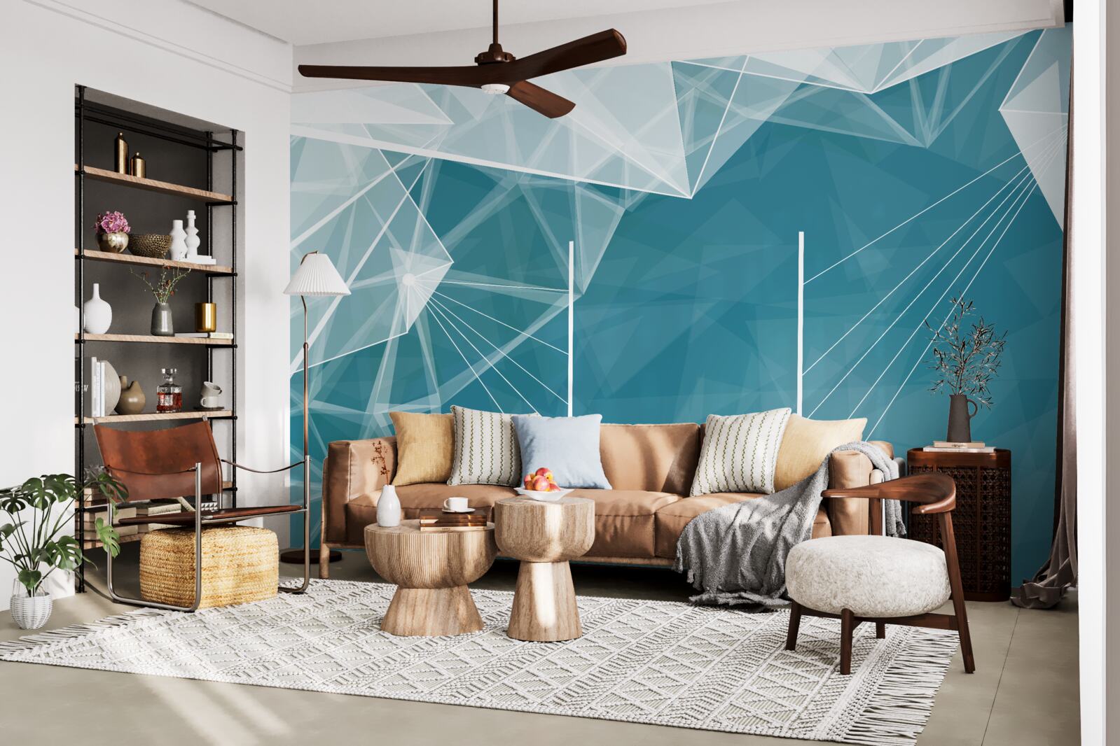 Fototapeta szczyty ośnieżonych gór