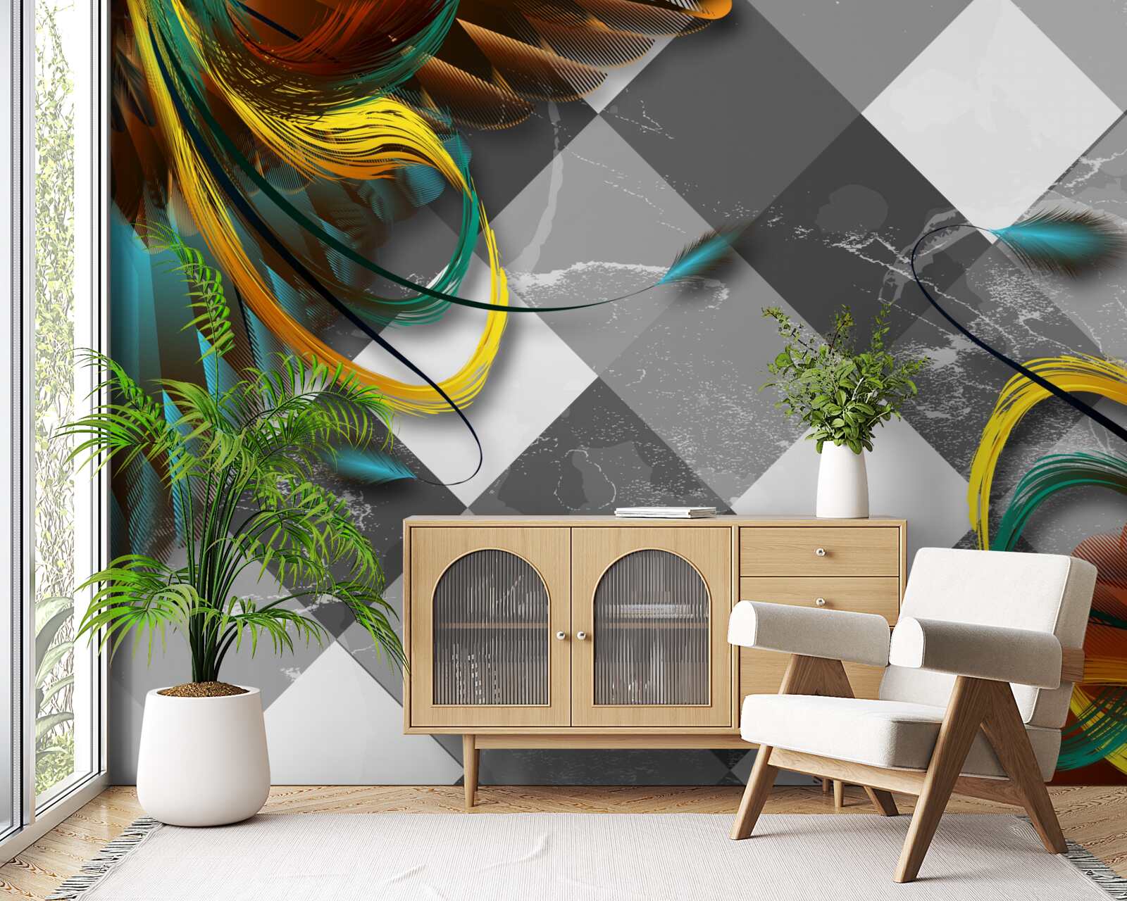 Fototapeta jak rajskie ptaki