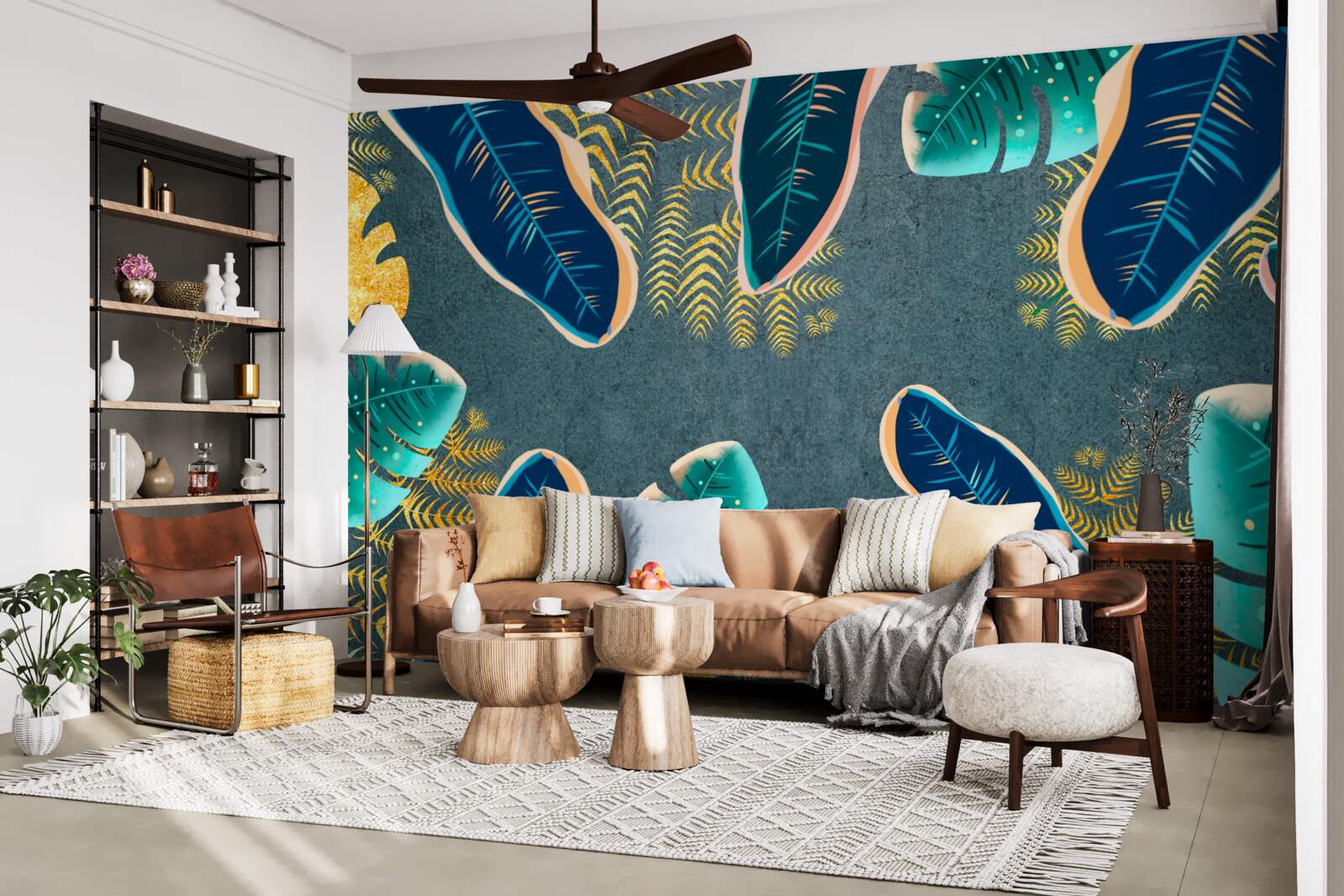 Fototapeta niekonwencjonalnie narysowane ciemne pióra