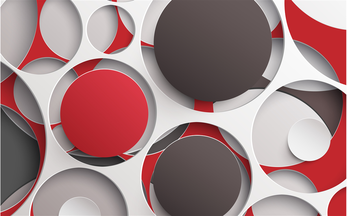 Fototapeta siatka z kolorowymi kółkami