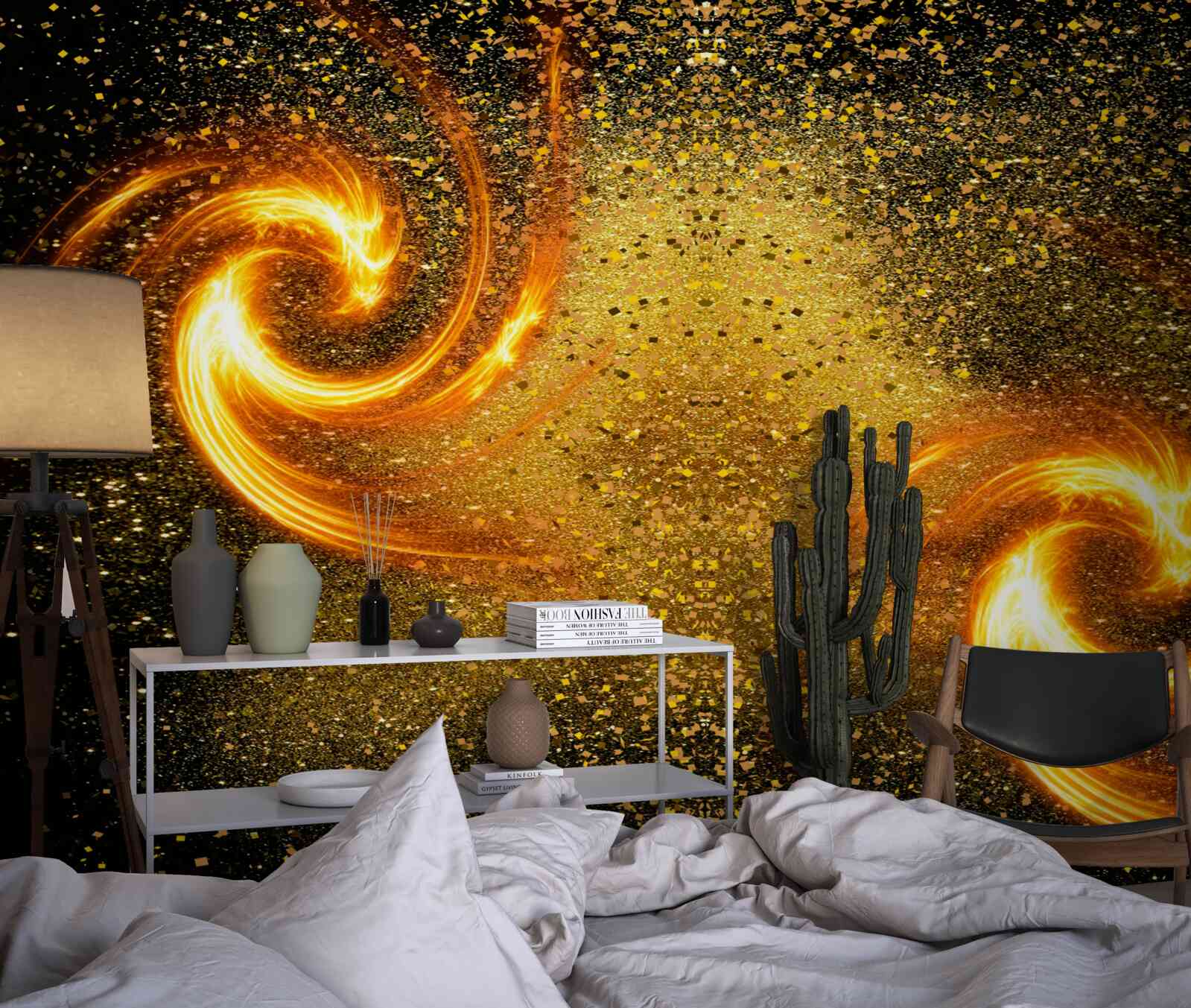 Fototapeta miliony astralnych luminarzy i kilka galaktyk