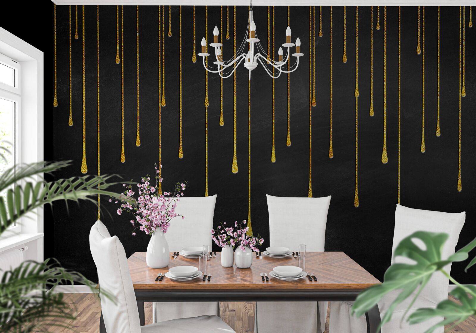 Fototapeta gwiazdy malejące w ciemności nocy