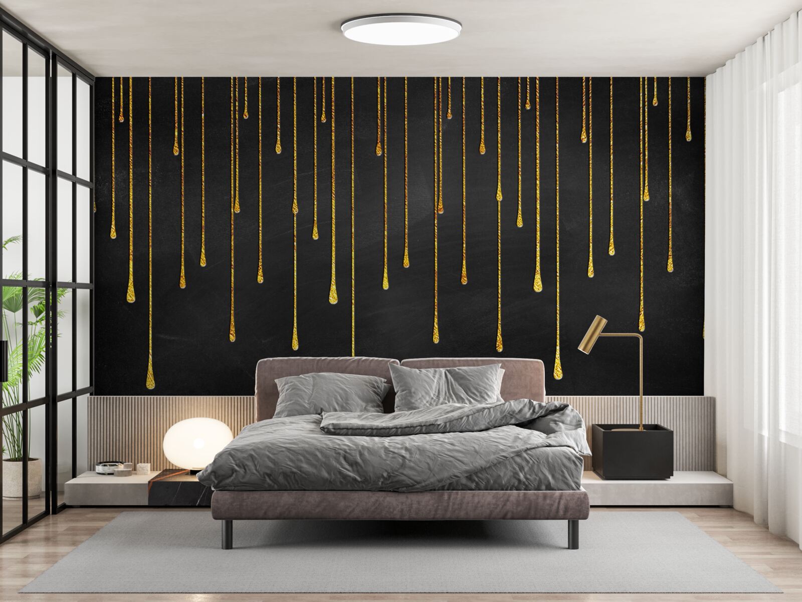 Fototapeta gwiazdy malejące w ciemności nocy