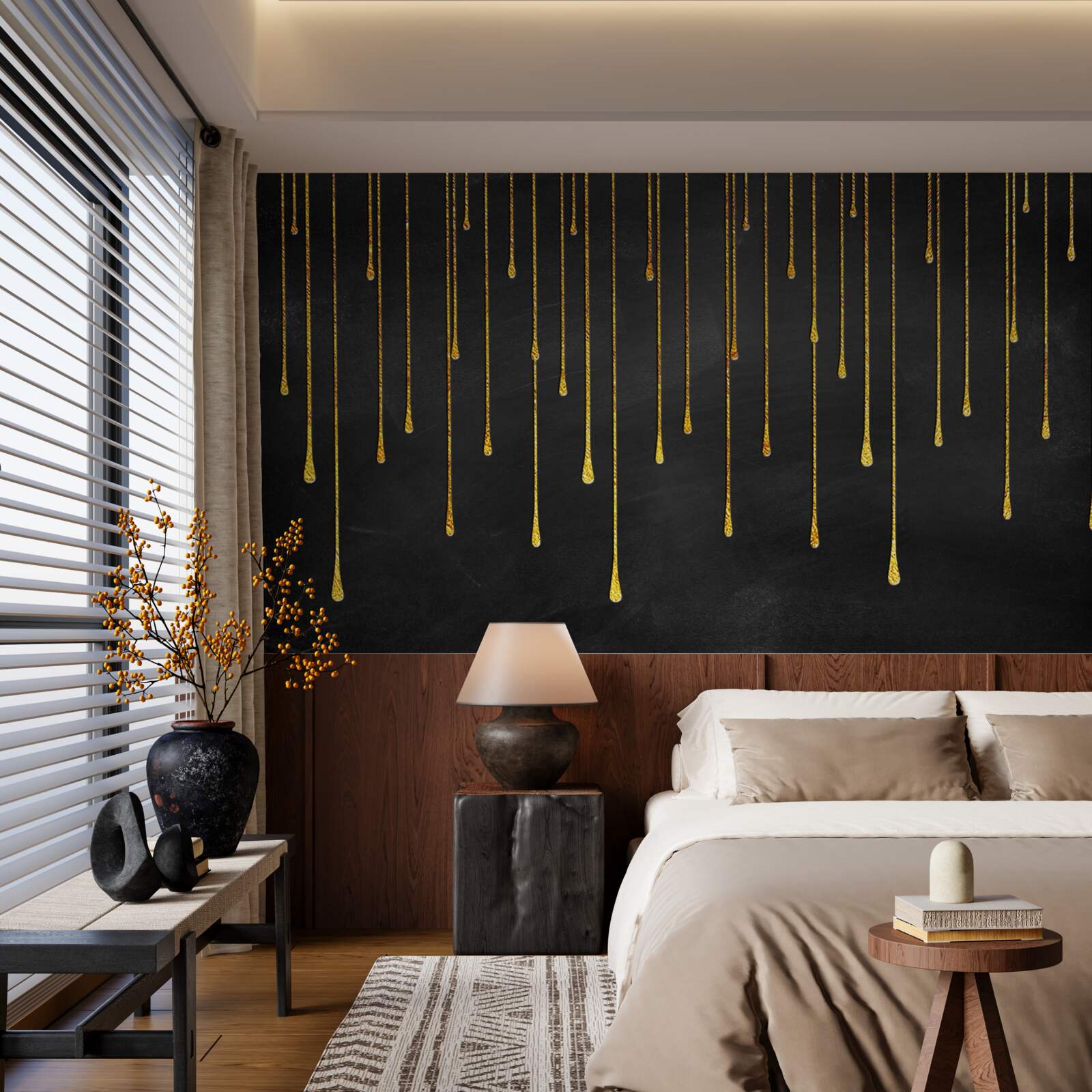 Fototapeta gwiazdy malejące w ciemności nocy