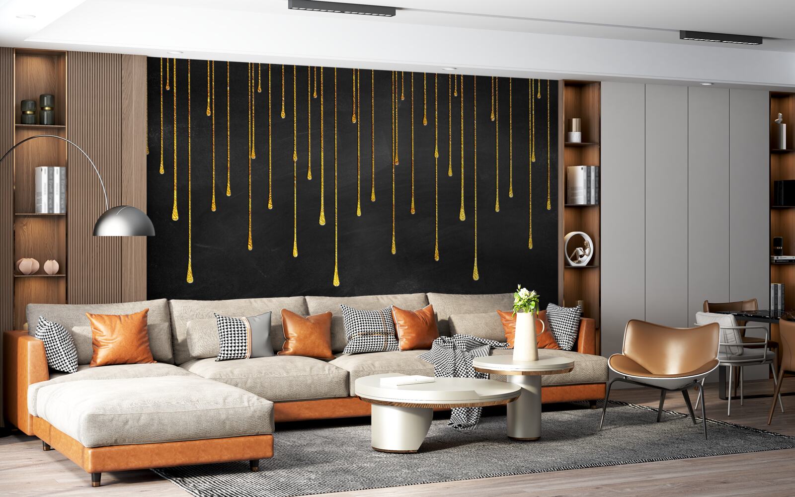 Fototapeta gwiazdy malejące w ciemności nocy