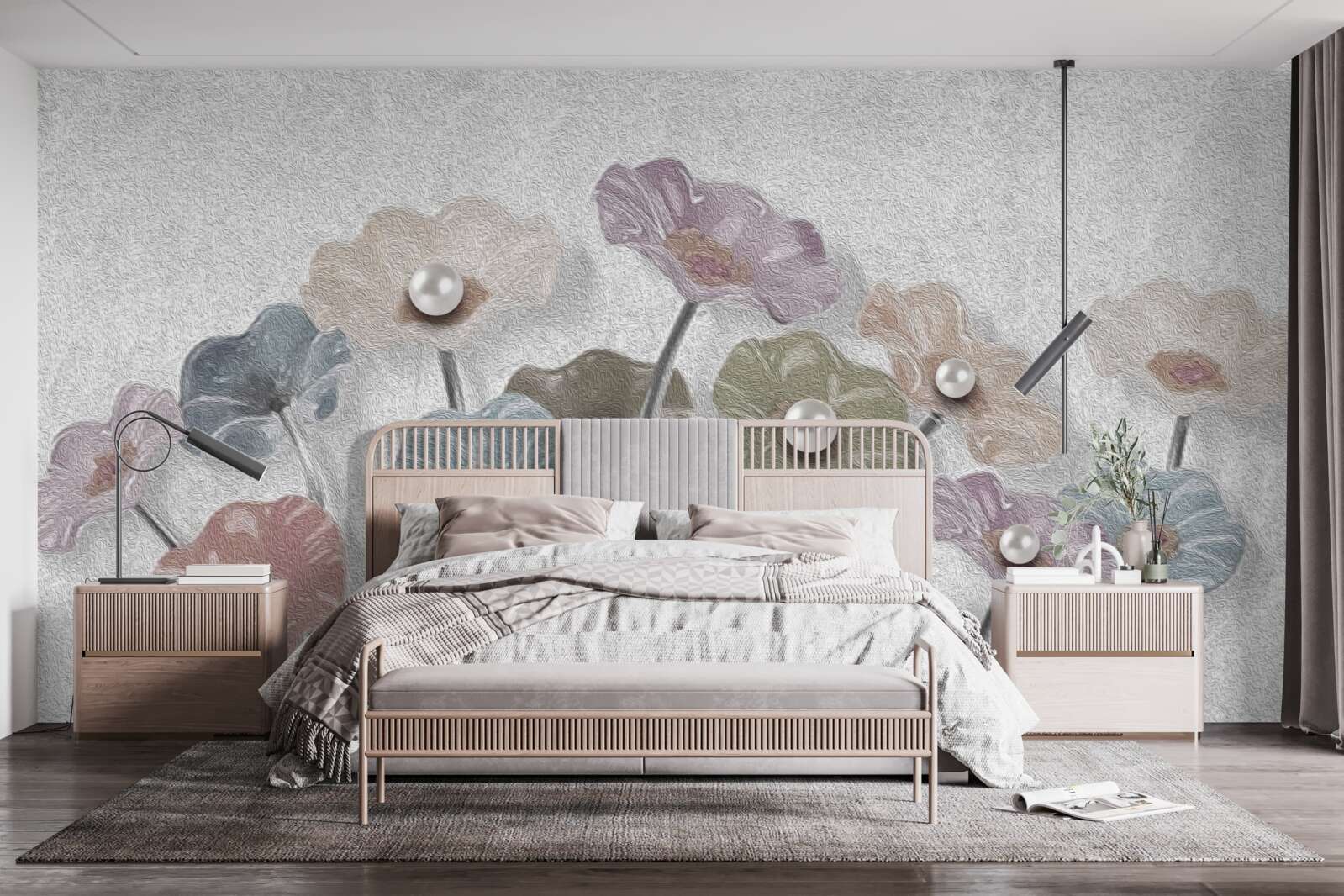 Fototapeta smukłe gerbery zebrane w bukiet o różnych kolorach