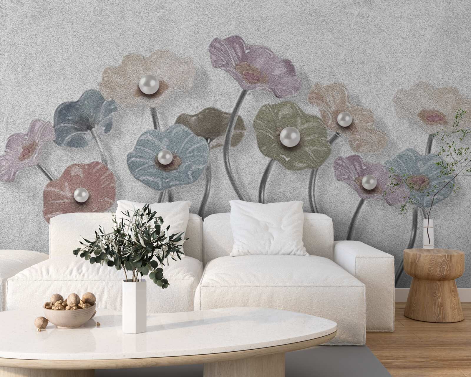 Fototapeta smukłe gerbery zebrane w bukiet o różnych kolorach