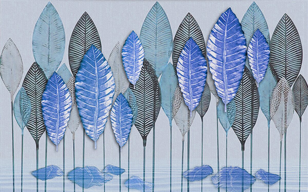 Fototapeta las zanurzony w abstrakcji, pod zasłoną deszczu