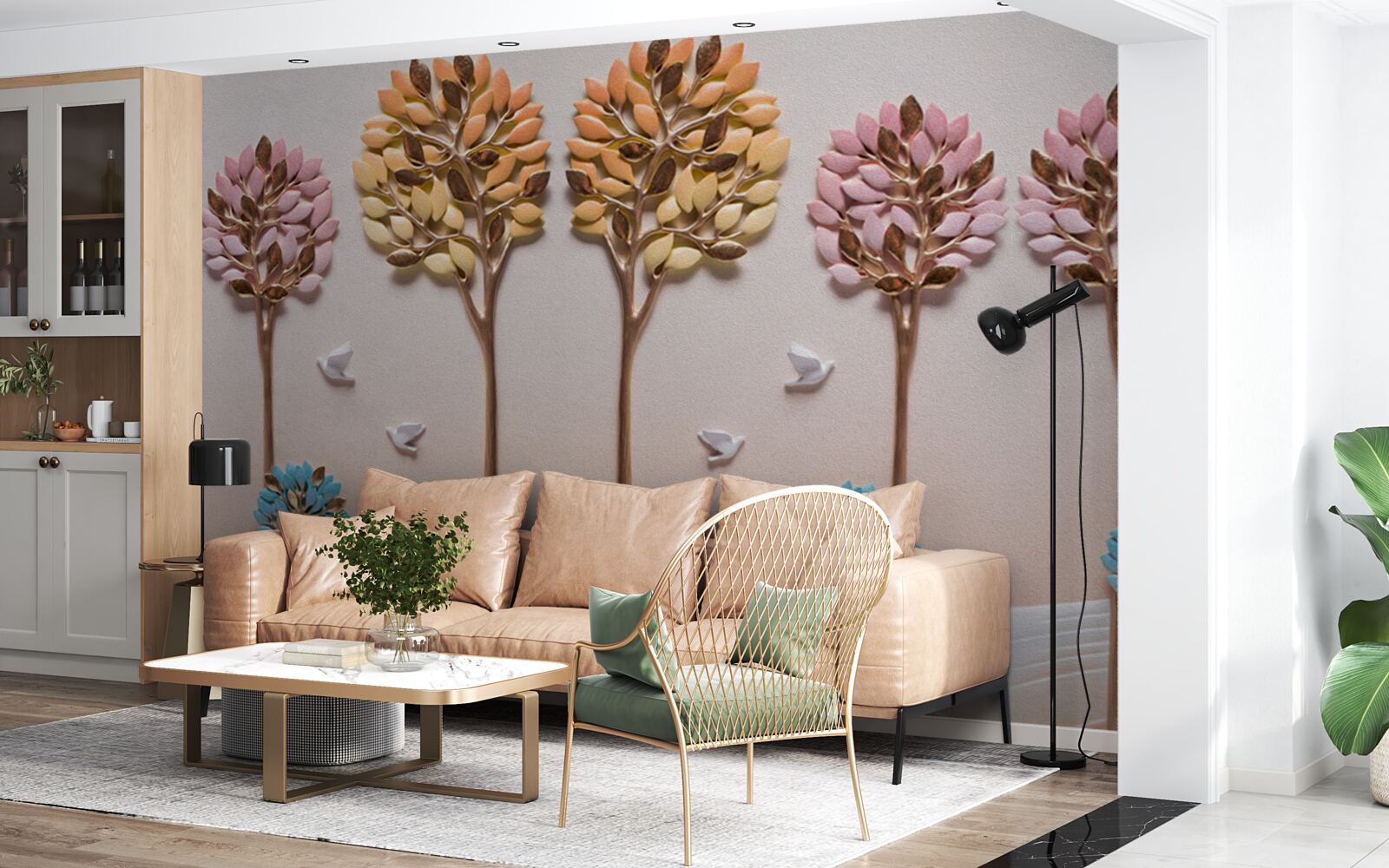 Fototapeta palmy i przybrzeżne tropiki