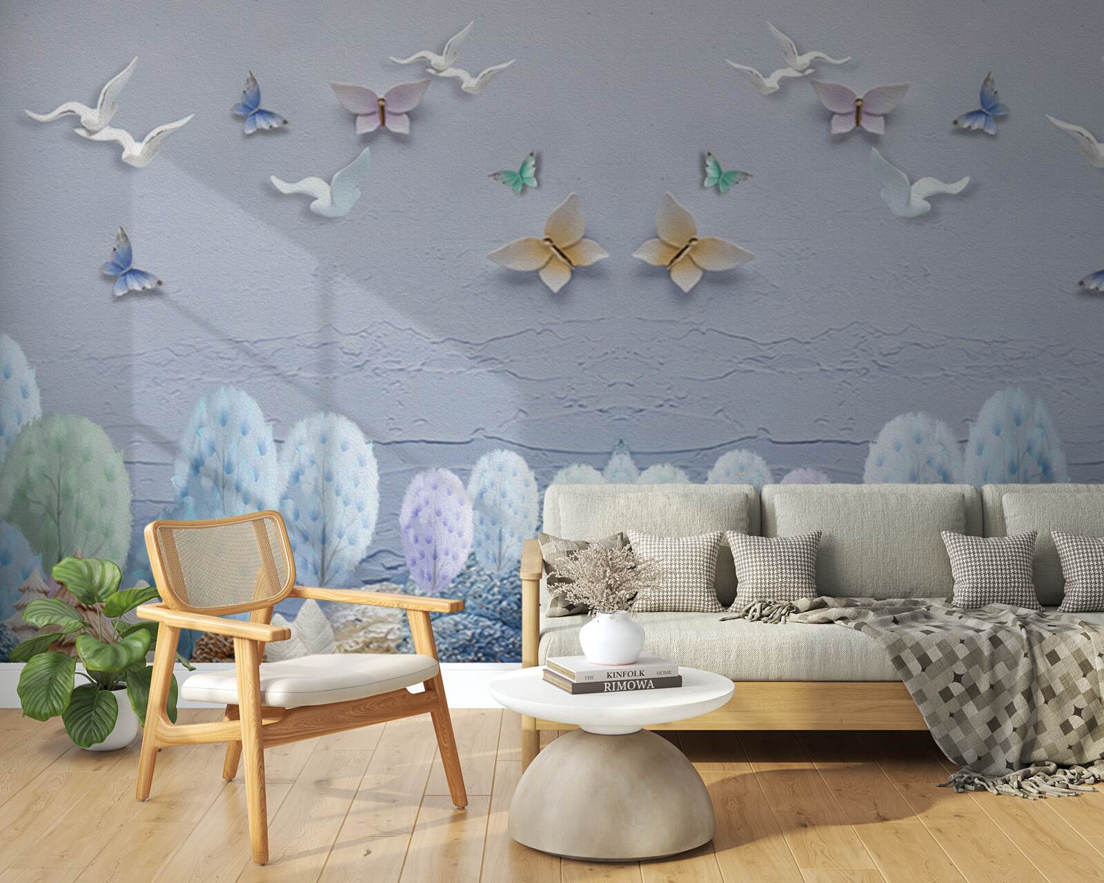 Fototapeta las jesienią jest zimny i pełen kolorów