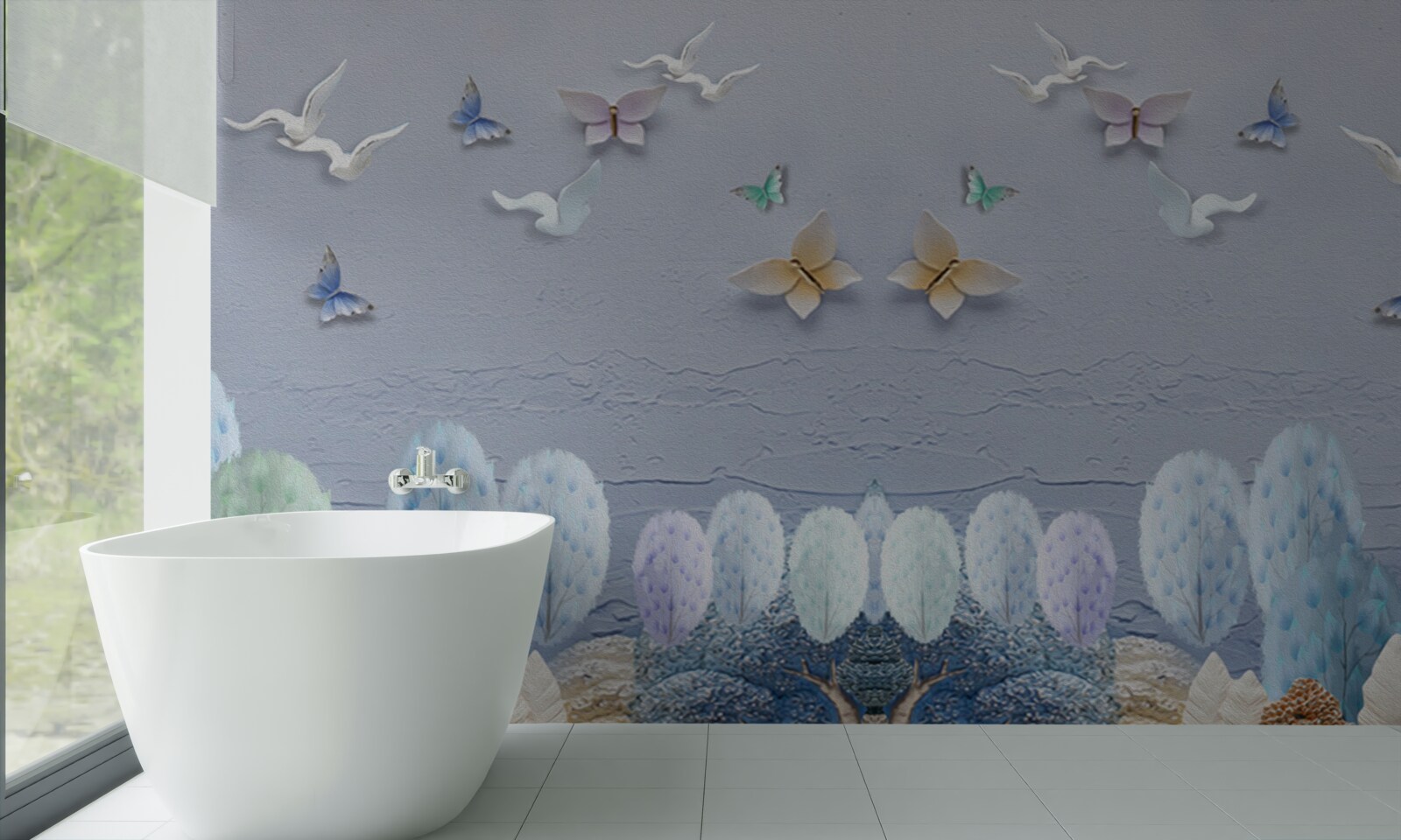 Fototapeta las jesienią jest zimny i pełen kolorów