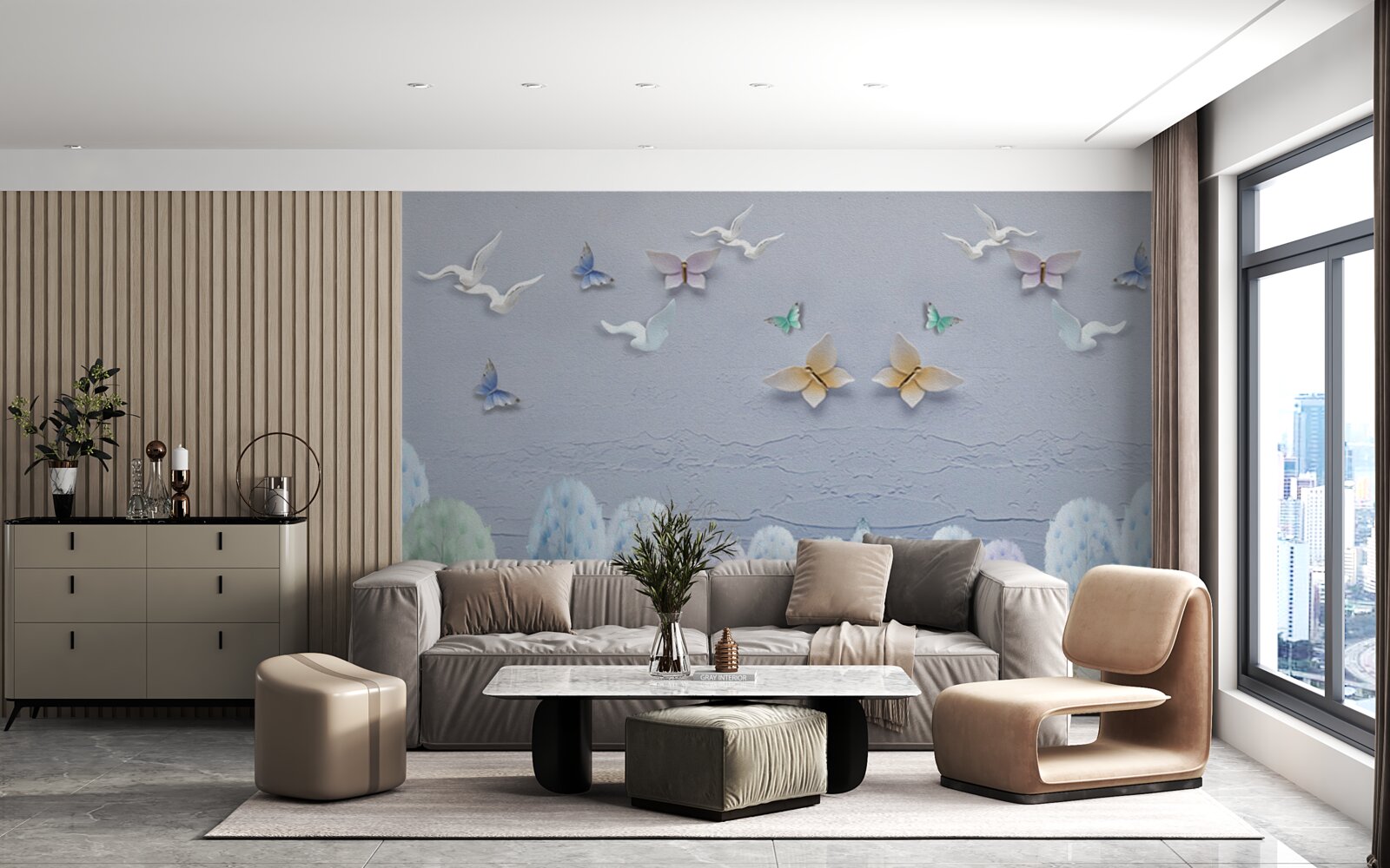 Fototapeta las jesienią jest zimny i pełen kolorów