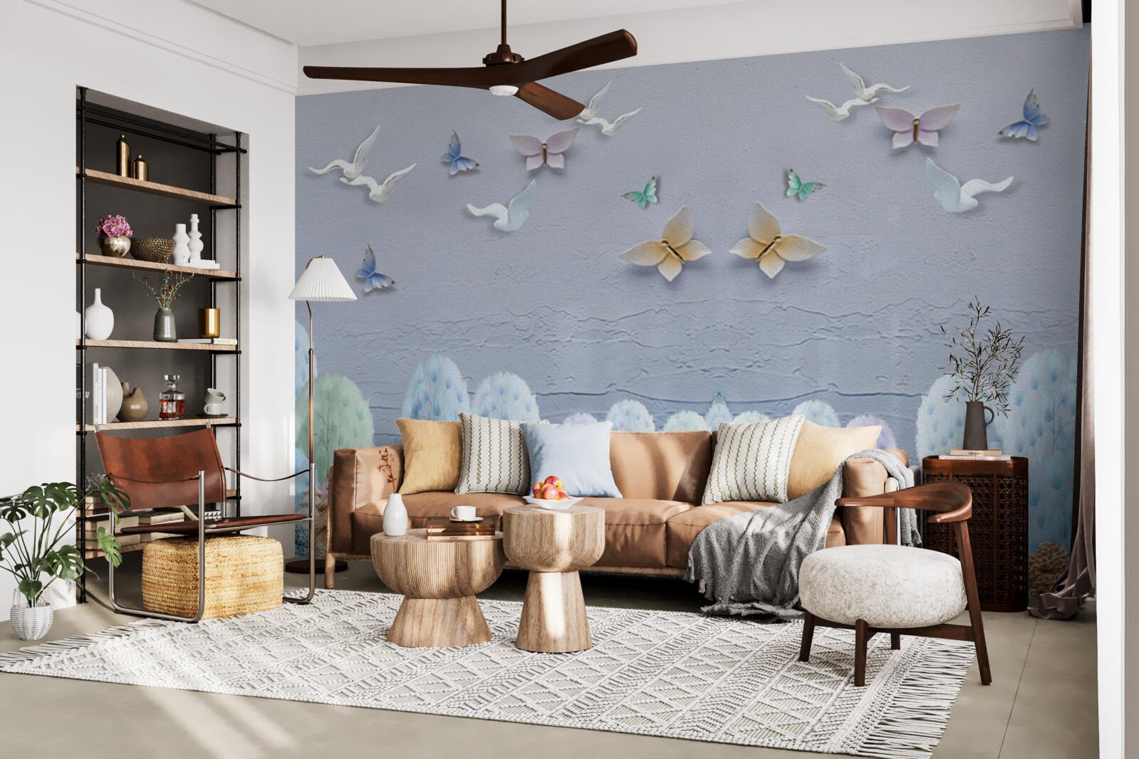 Fototapeta las jesienią jest zimny i pełen kolorów