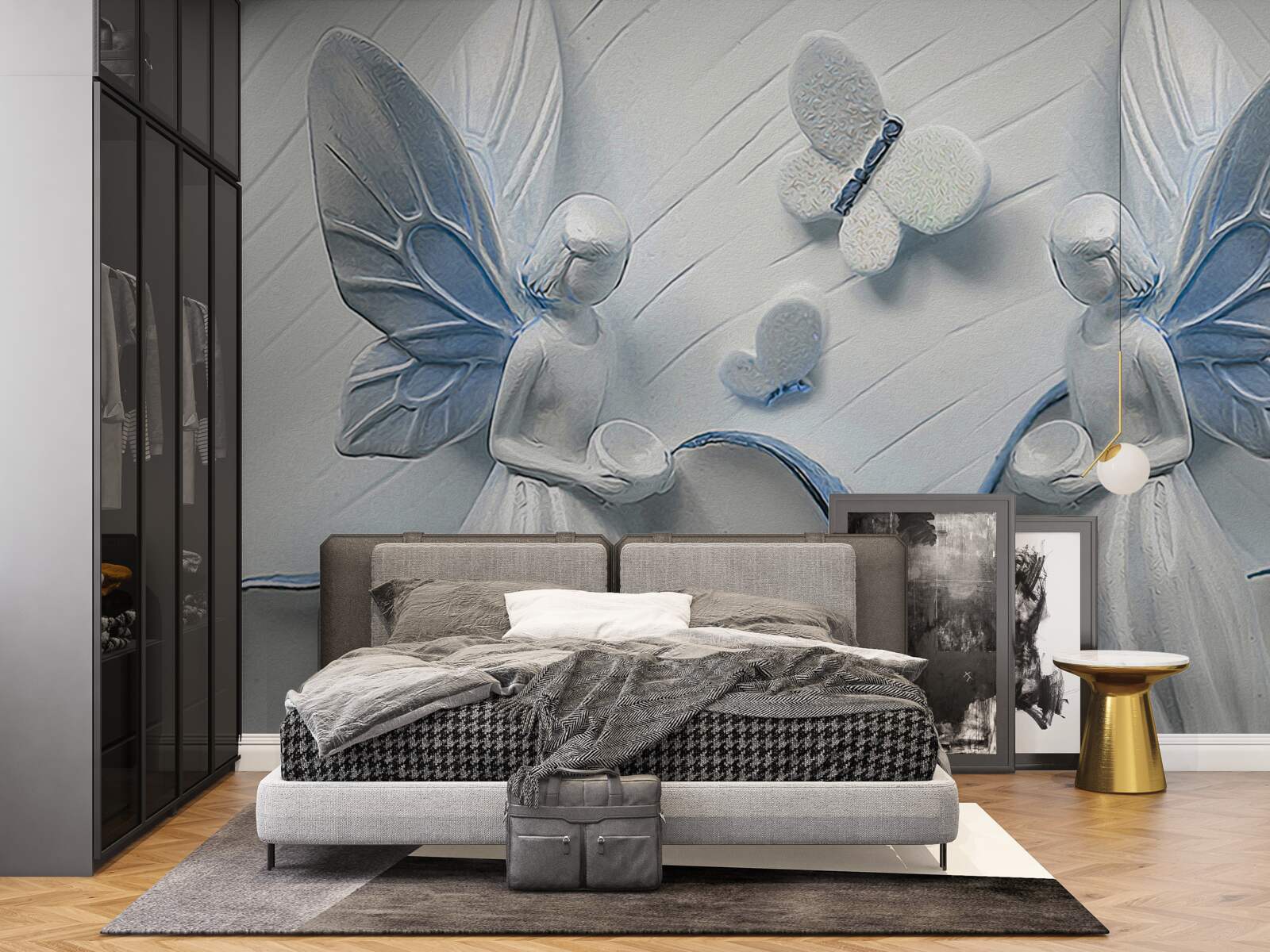 Fototapeta kobiety ze skrzydłami motyla