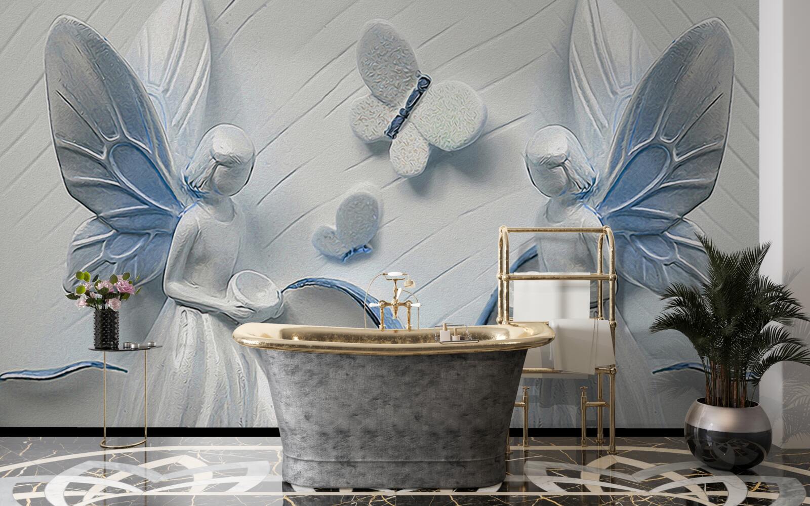 Fototapeta kobiety ze skrzydłami motyla