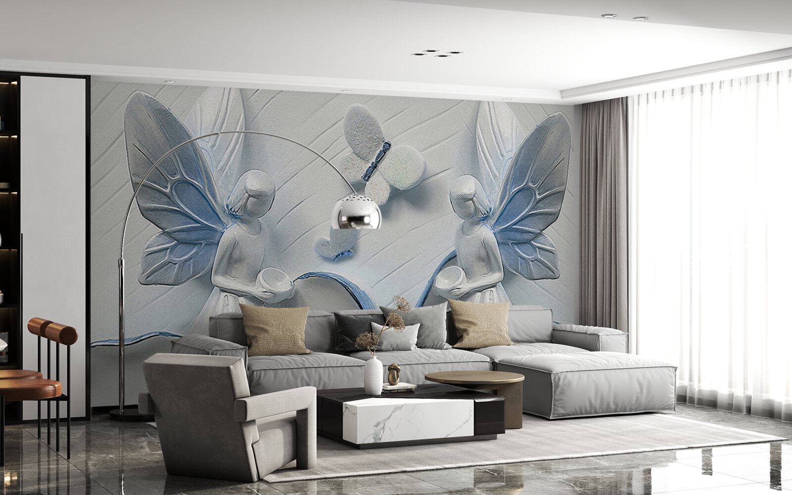 Fototapeta kobiety ze skrzydłami motyla