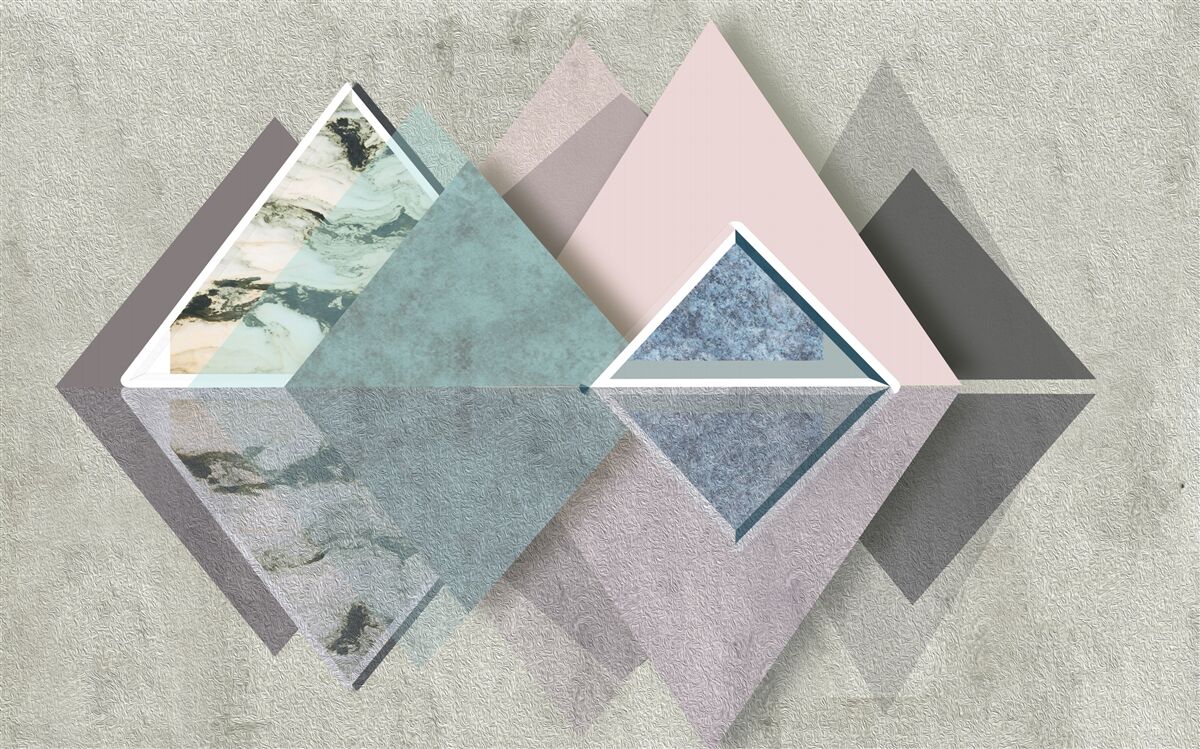 Fototapeta abstrakcyjny las geometrii