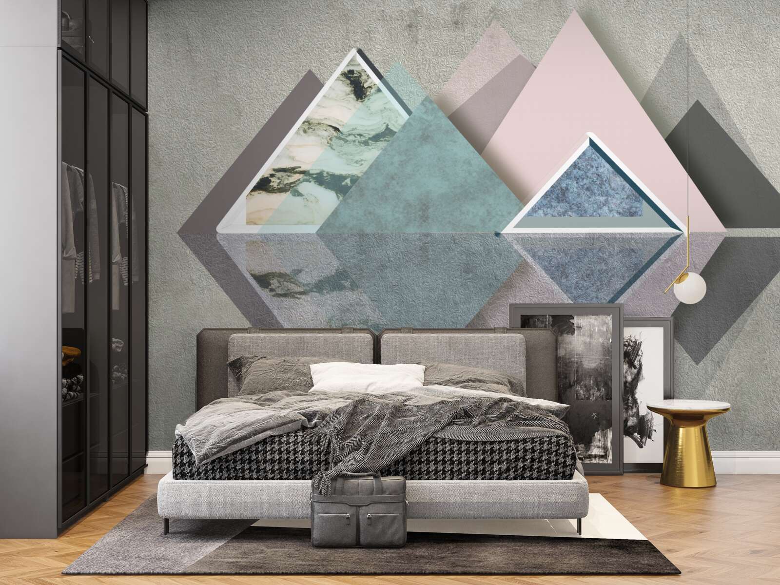 Fototapeta abstrakcyjny las geometrii