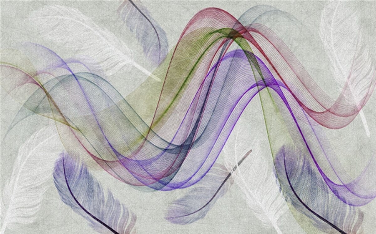 Fototapeta streszczenie kolorowe linie