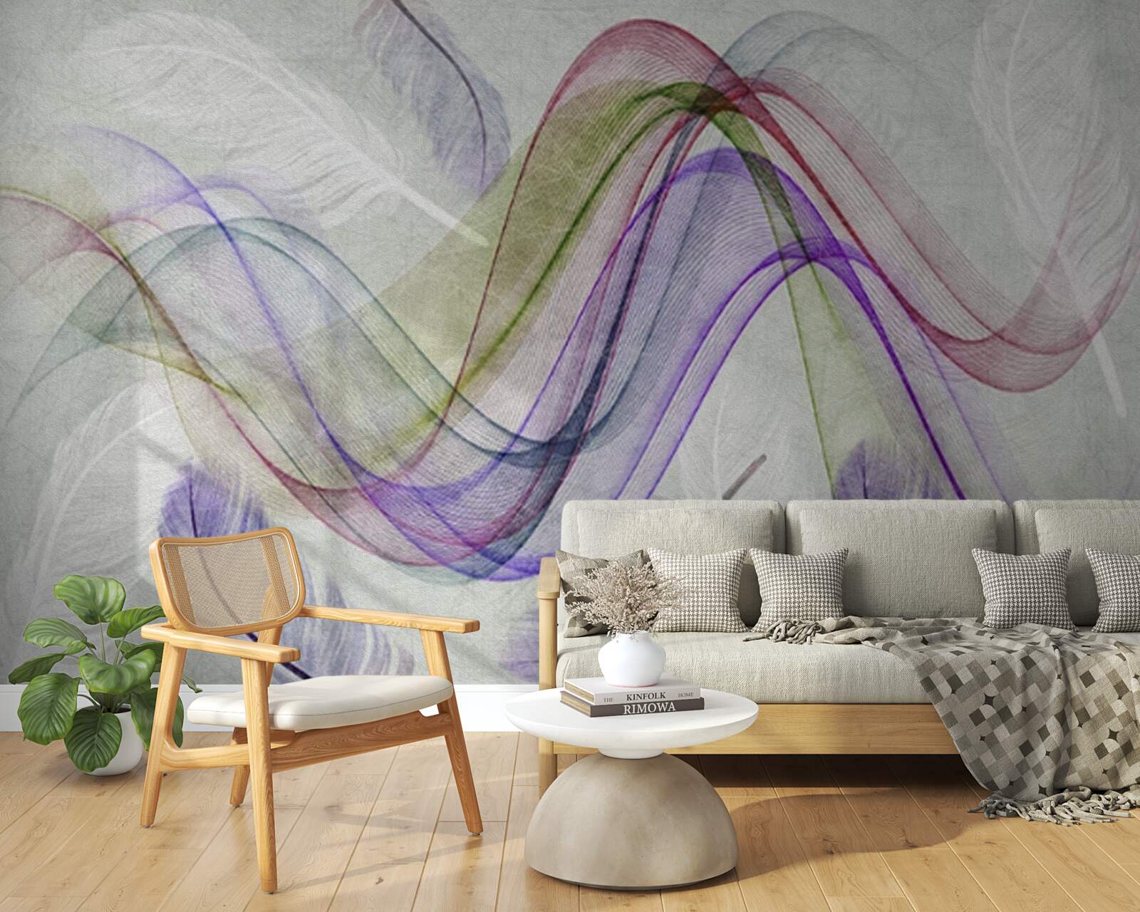 Fototapeta streszczenie kolorowe linie