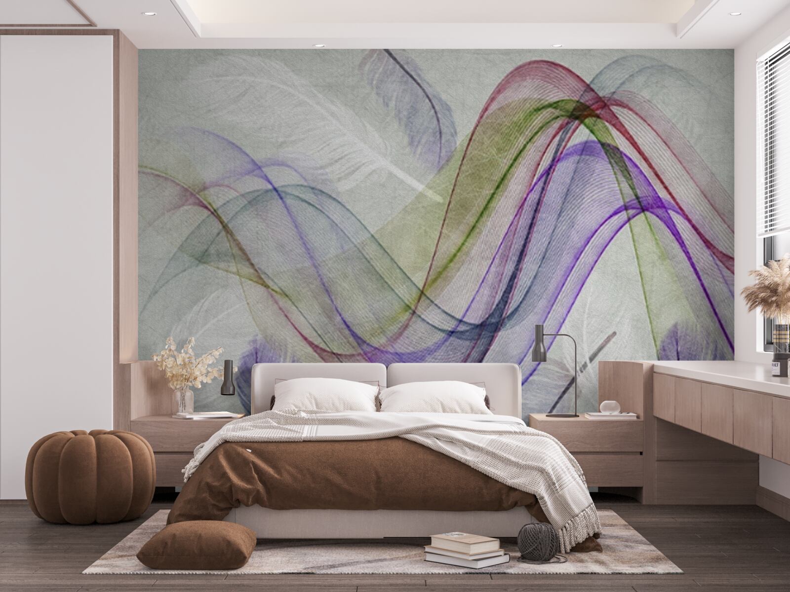 Fototapeta streszczenie kolorowe linie